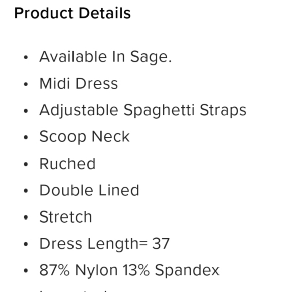 🩷NWT FASHION NOVA Silky Sage Midi Dress - Picture 5 of 5